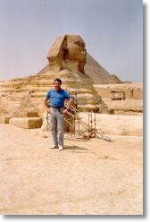 ich und  Abu el Hol (Vater des Schreckens)